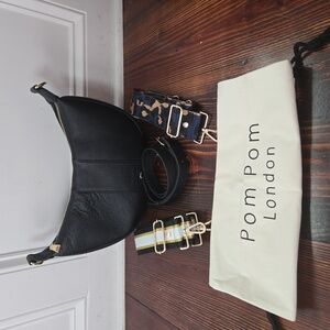Pom Pom London Black Sutton Sling BNNU